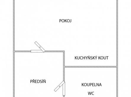 Prodej bytu, 1+kk, 19 m²