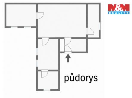 Pronájem bytu, 4+kk, 68 m²