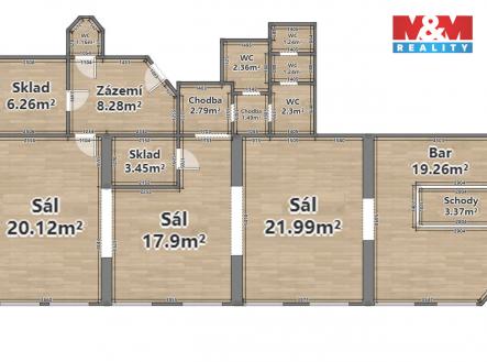 Prodej obchodní prostor, 111 m²