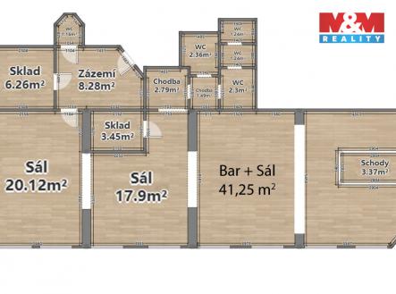 Prodej obchodní prostor, 111 m²