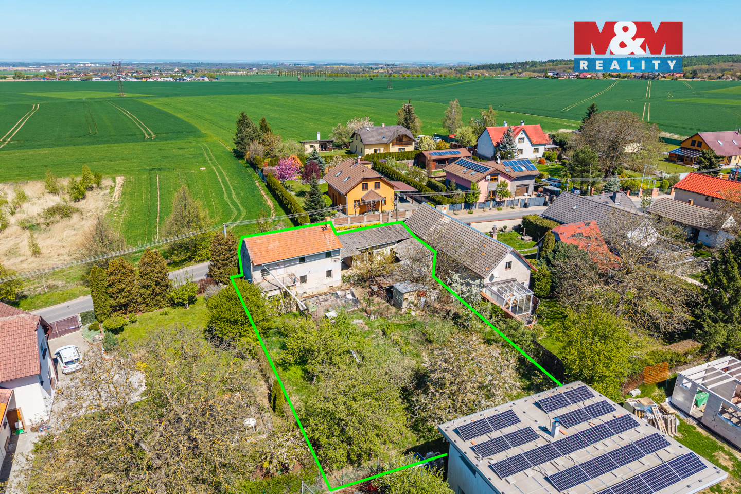 Prodej stavebního pozemku, 844 m², Pacov u Říčan, ul. Mírová