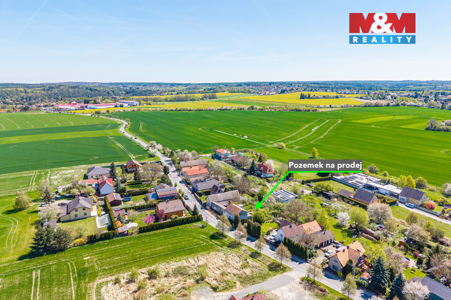 Prodej stavebního pozemku, 844 m², Pacov u Říčan, ul. Mírová