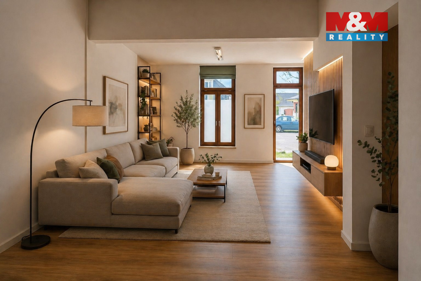 Vizualizace místnosti č.2, která je již po rekonstrukci