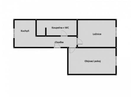 Pronájem bytu, 2+1, 63 m²