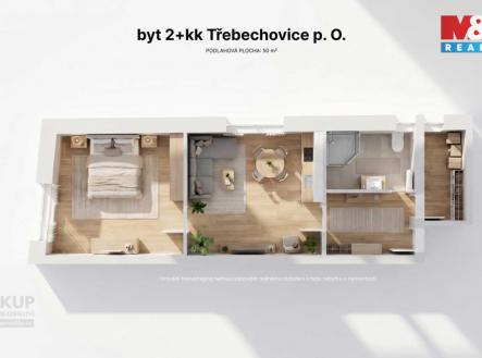 Prodej bytu, 1+1, 50 m²
