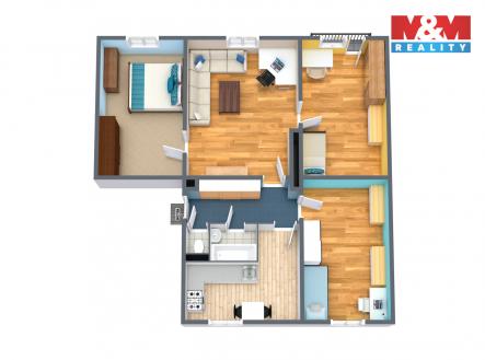 Prodej bytu, 4+1, 82 m²