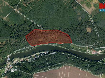 Prodej pozemku, les, 39 640 m²
