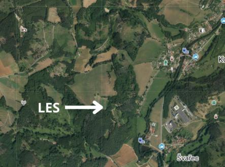 Prodej pozemku, les, 4 497 m²