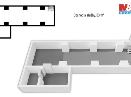 Prodej obchodní prostor, 83 m²