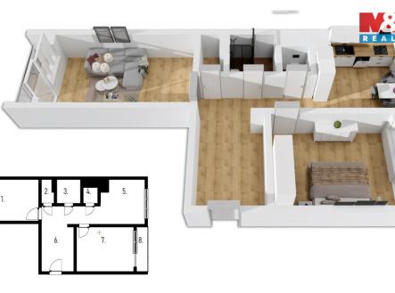 Prodej bytu, 2+1, 67 m²