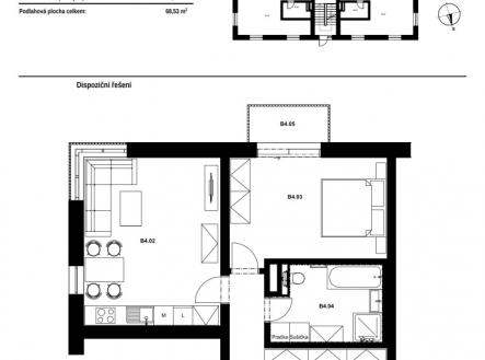 Prodej bytu, 2+kk, 69 m²