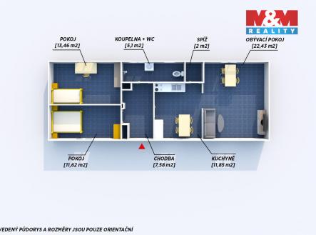 Prodej domu/vily, 74 m²