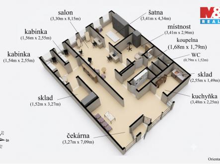 Prodej obchodní prostory, 159 m²