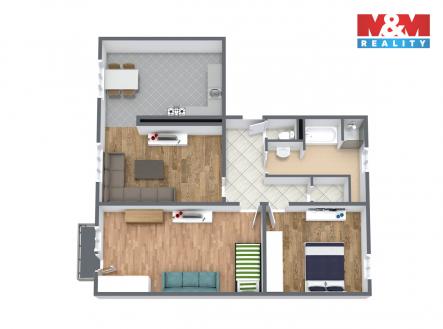 Prodej bytu, 3+1, 84 m²