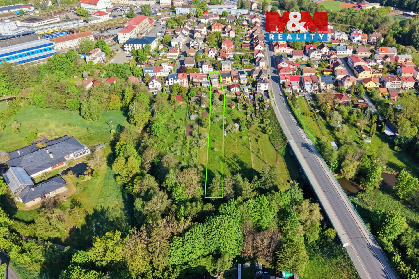 pohled z dronu
