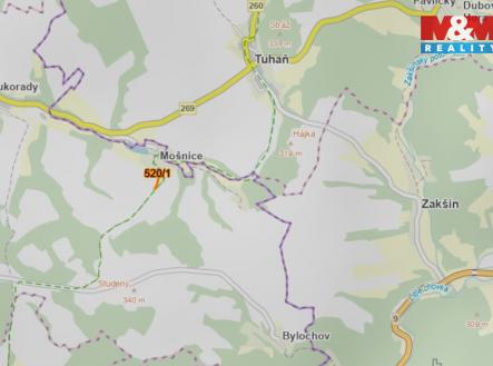 Prodej pozemku, trvalý travní porost, 734 m²