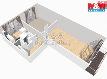 Pronájem bytu, 2+1, 50 m²