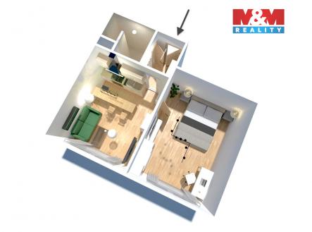Prodej bytu, 1+1, 35 m²