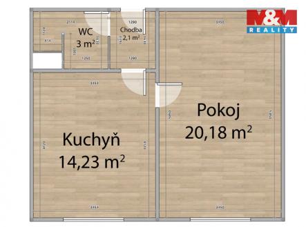 Prodej bytu, 1+1, 40 m²