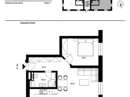 Prodej bytu, 2+kk, 56 m²