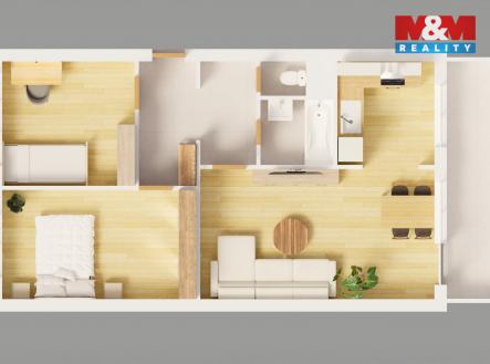 Prodej bytu, 3+1, 63 m²