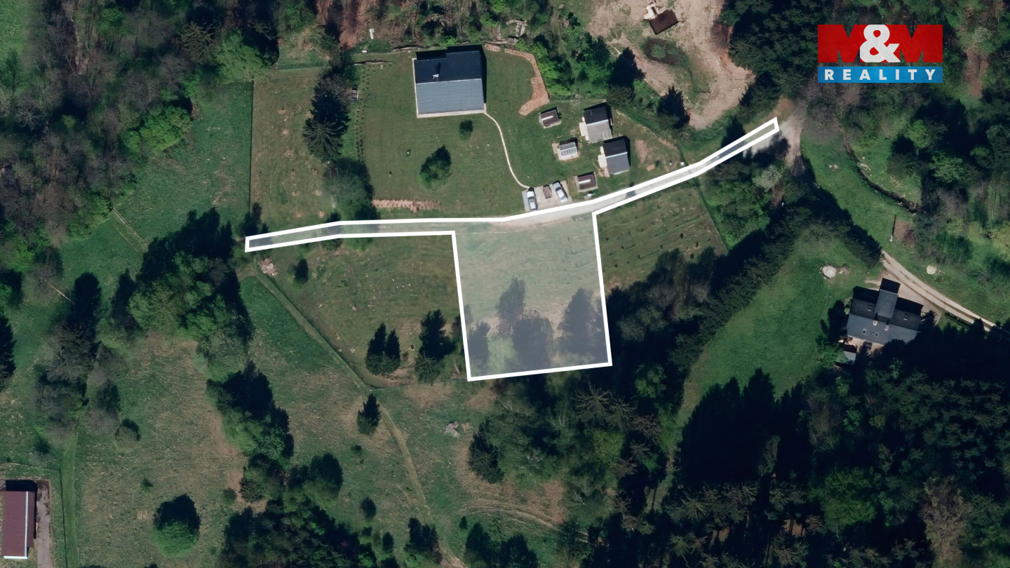 Prodej pozemku k bydlení, 1182 m², Nový Hrádek - Rzy