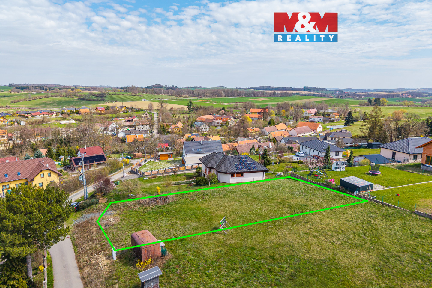 Prodej pozemku k bydlení, 1000 m², Postupice