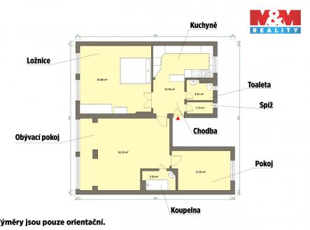 Prodej bytu, 3+1, 96 m²