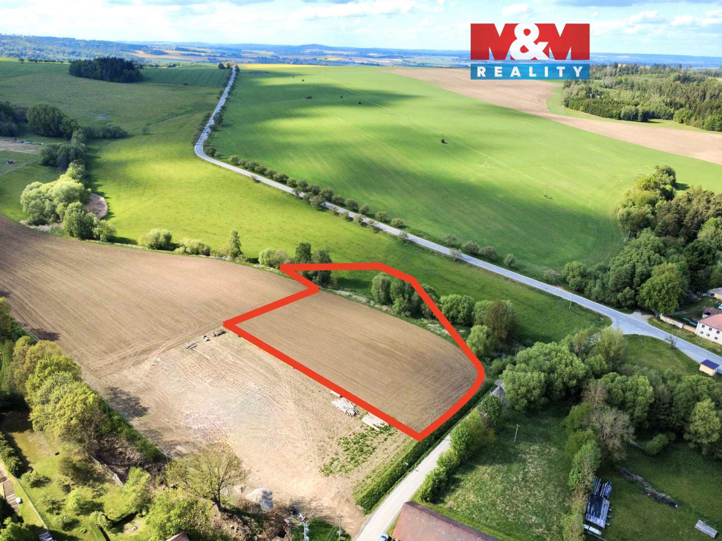 Prodej pozemku k bydlení, 8618 m², Chýstovice