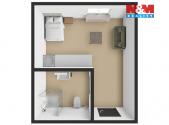 Pronájem bytu, 1+kk, 13 m²