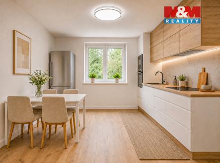 Pronájem bytu, 2+1, 52 m²