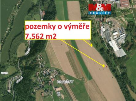Prodej pozemku, zemědělská půda, 7 562 m²