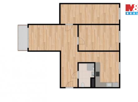 Prodej bytu, 3+1, 62 m²