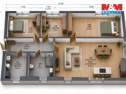 Prodej domu/vily, 119 m²