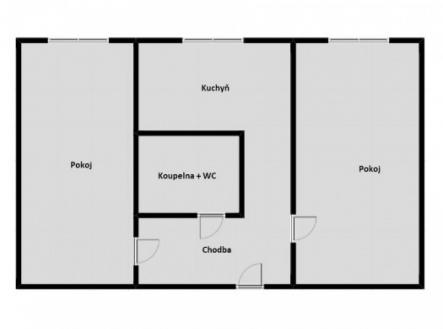 Prodej bytu, 2+1, 53 m²