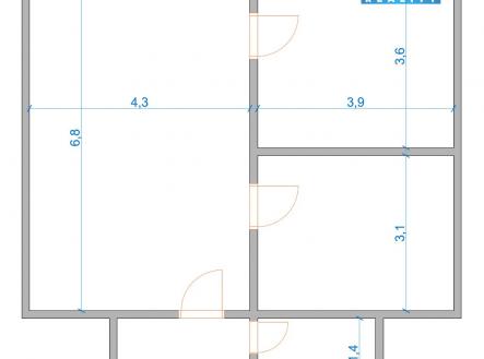 Prodej bytu, 3+kk, 69 m²