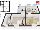 Pronájem bytu, 3+1, 70 m²