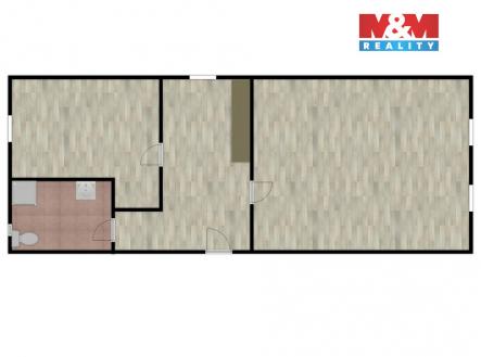 Pronájem bytu, 2+1, 37 m²