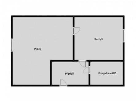 Prodej bytu, 1+1, 36 m²