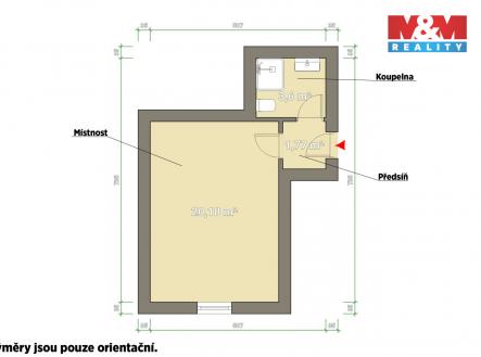 Prodej obchodní prostory, 26 m²