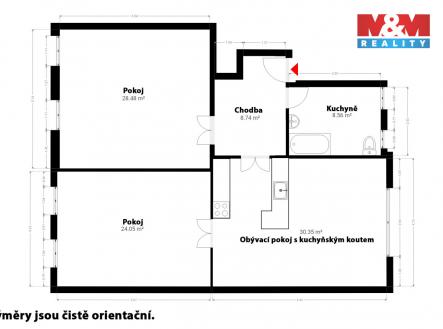 Prodej bytu, 3+kk, 101 m²