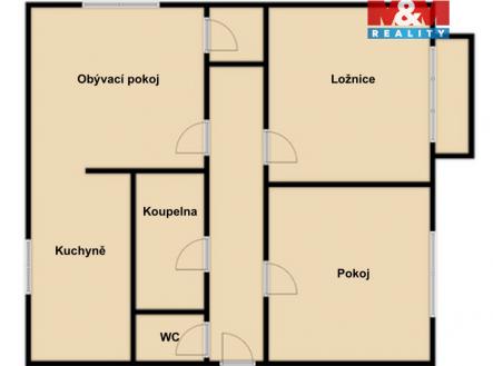 Prodej bytu, 3+1, 65 m²