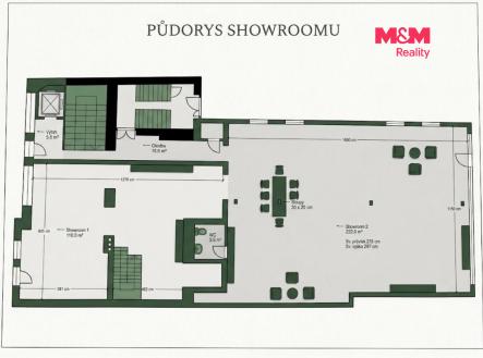 Pronájem obchodní prostory, 130 m²