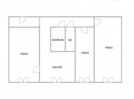 Prodej bytu, 3+1, 79 m²