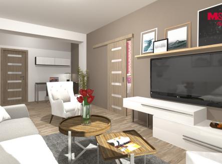 Prodej bytu, 1+1, 43 m²