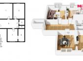 Prodej bytu, 2+1, 84 m²