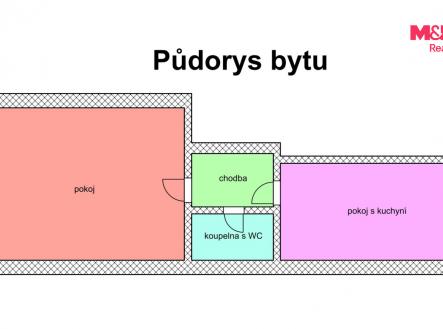 Prodej bytu, 2+kk, 68 m²