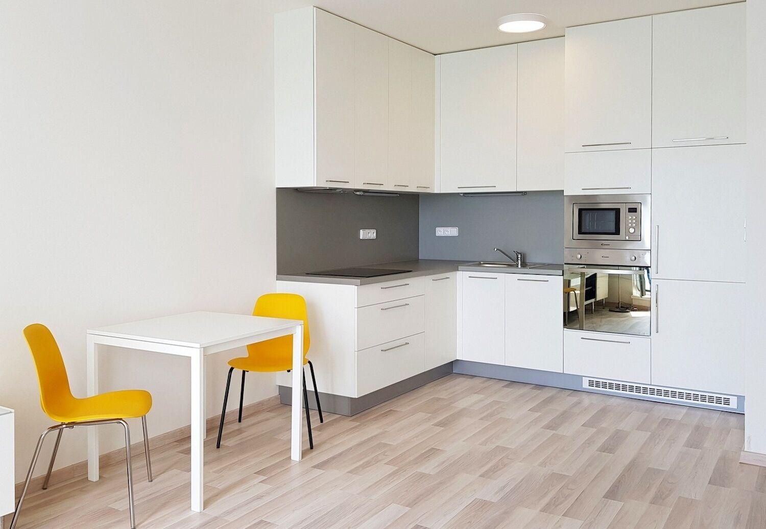 Moderní 1+kk s terasou, 44 m2 v novostavbě u metra Stodůlky, Praha 5