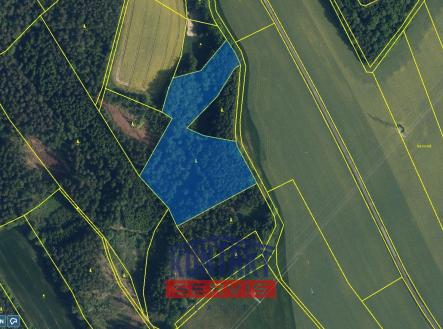 Prodej pozemku, les, 30 767 m²