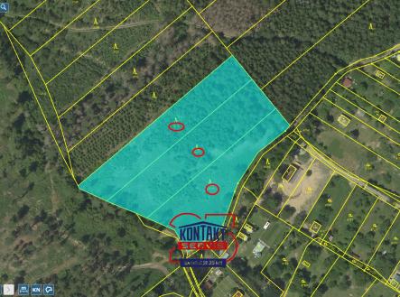 Prodej - pozemek, les, 70 821 m²